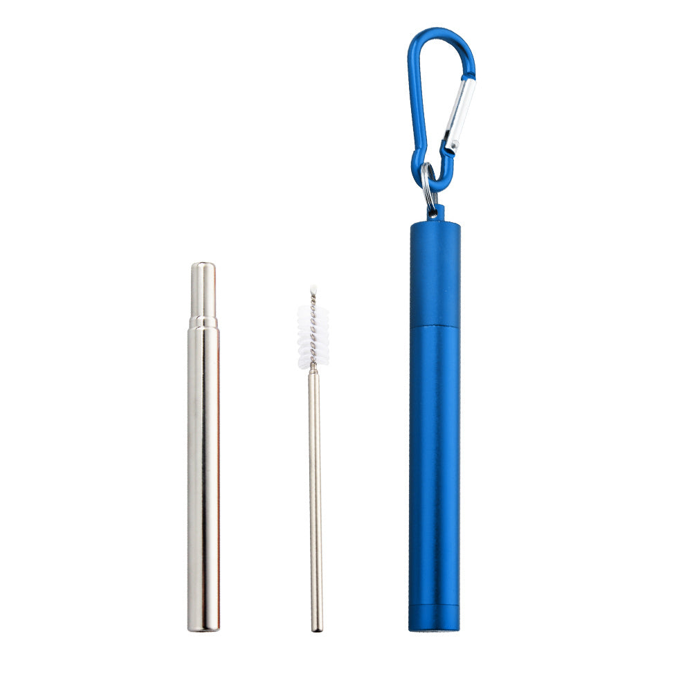 Telescopic Stainless Steel Reusable Metal Straw