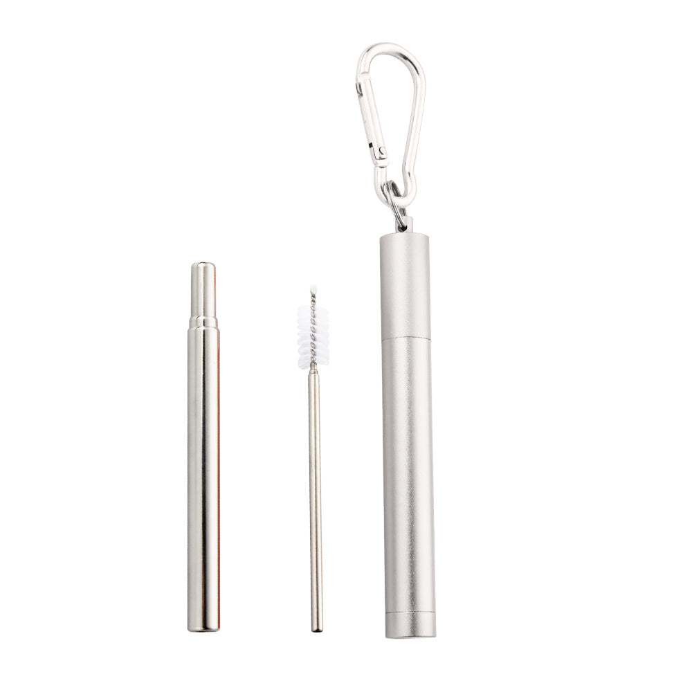 Telescopic Stainless Steel Reusable Metal Straw