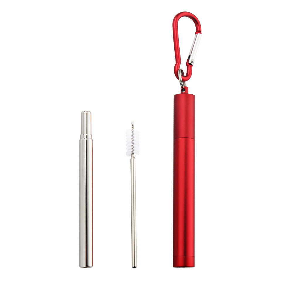 Telescopic Stainless Steel Reusable Metal Straw