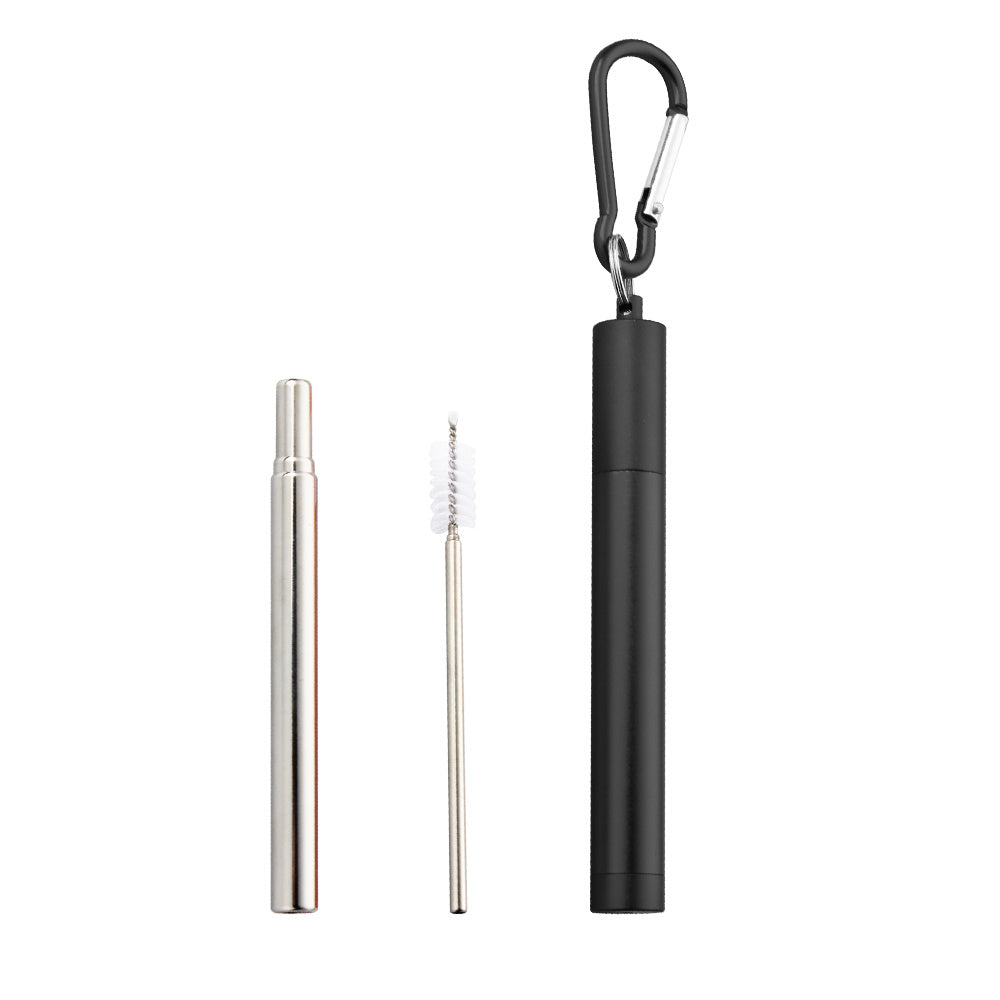 Telescopic Stainless Steel Reusable Metal Straw
